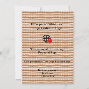 Nouvelle invitation plate personnalisez la vôtre
