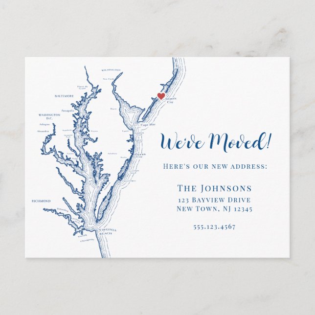 Nouvelle maison Atlantic City New Jersey Carte Mov (Devant)