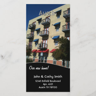 Nouvelle maison ! Changement d'adresse des cartes