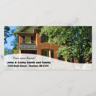 Nouvelle maison ! Changement d'adresse des cartes