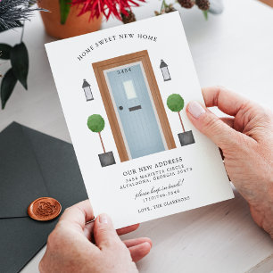 Nouvelle Maison Douce Maison Invitation de Déménag