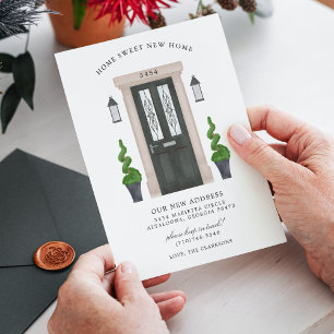 Nouvelle Maison Douce Maison Invitation de Déménag