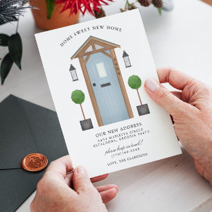 Nouvelle Maison Douce Maison Invitation de Déménag