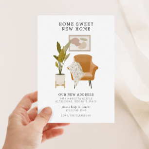 Nouvelle Maison Douce Maison Invitation de Déménag