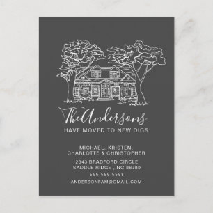 Nouvelle maison   Faire-part de déplacement