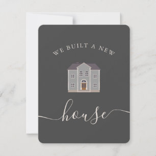 Nouvelle maison Faire-part personnalisée