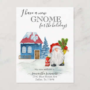 Nouvelle maison Gnome Holiday Moving Faire-part