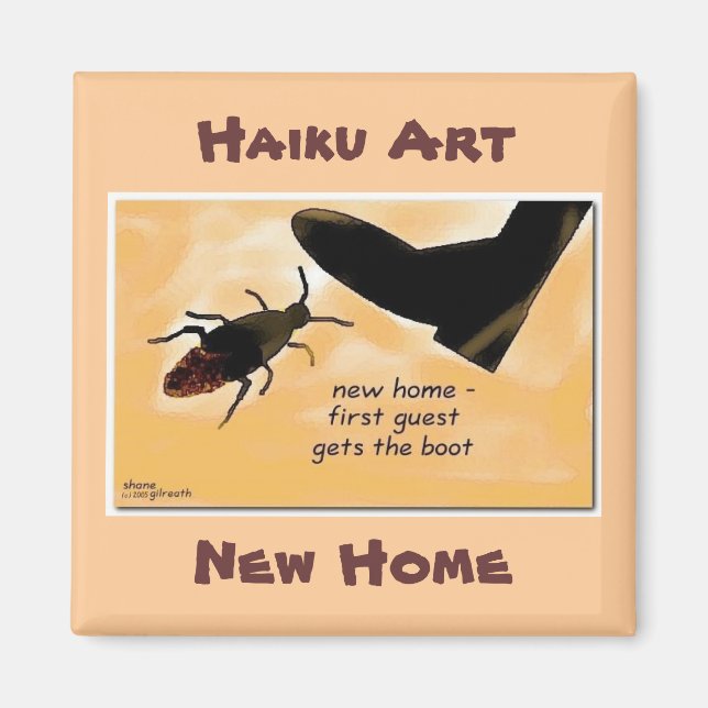 NOUVELLE MAISON HAIKU ART MAGNET (Devant)