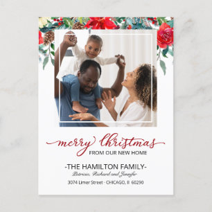 Nouvelle maison Noël Moving Faire-part Photo