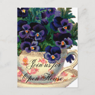 Nouvelle maison Open House invitation Carte postal