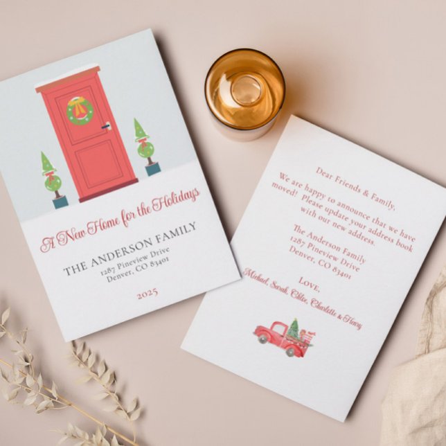 Nouvelle maison pour les vacances Faire-part mobil (Créateur téléchargé)