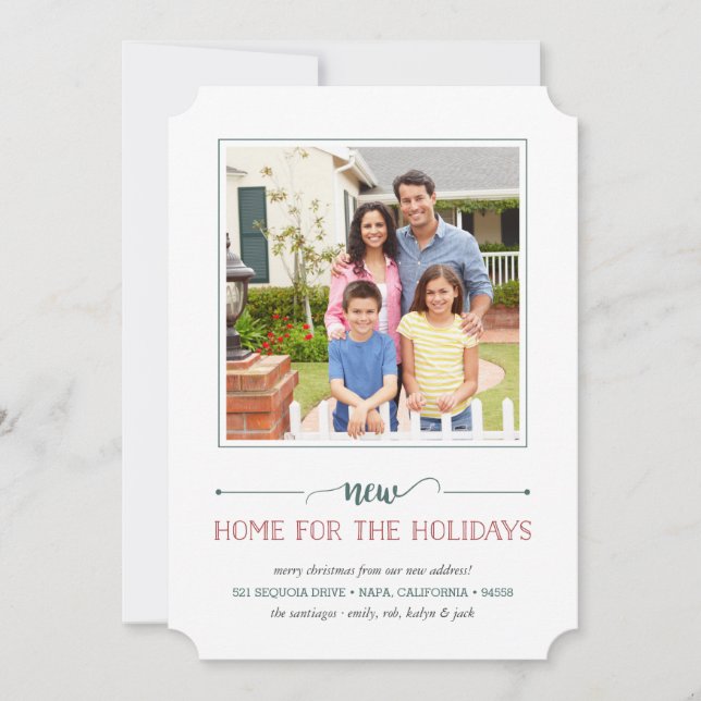 Nouvelle maison pour les vacances Faire-part mobil (Devant)