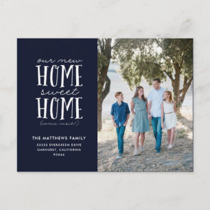 Nouvelle maison Sweet Home Moving Faire-part Carte