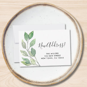 Nouvelle mini-carte de Faire-part de déplacement d