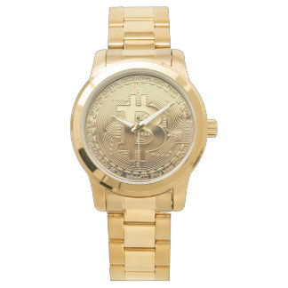Nouvelle montre Bitcoin Gold Oversize