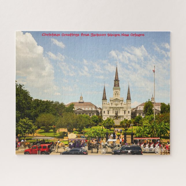 Nouvelle-Orléans Jackson Square. Puzzle (Horizontal)