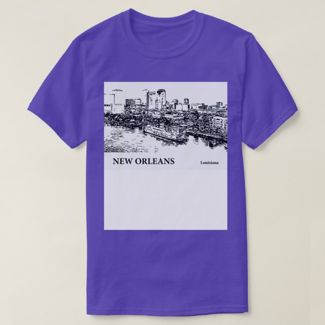 Nouvelle-Orléans Louisiane TShirt (Design devant)