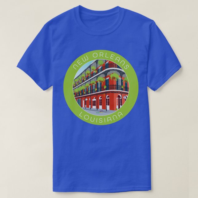 Nouvelle-Orléans Louisiane TShirt - 1 (Design devant)