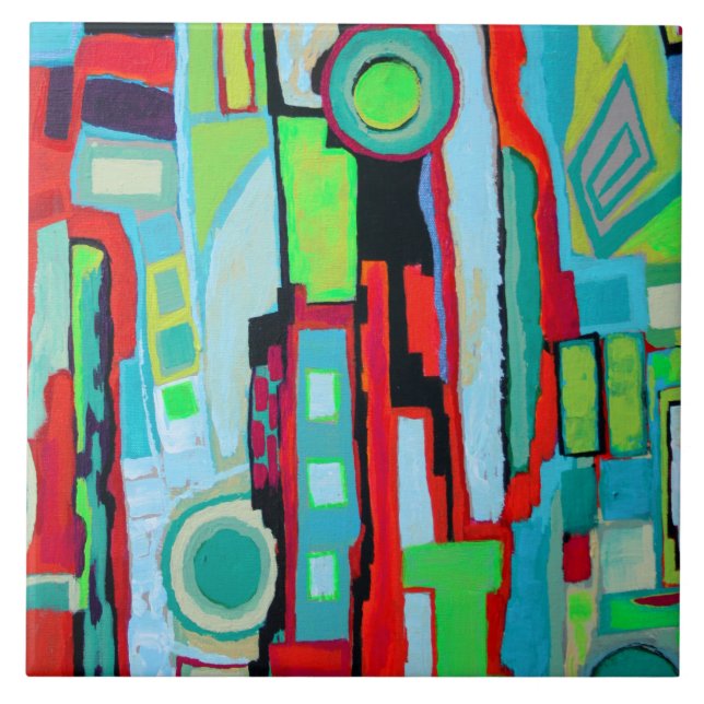 Nouvelle Orléans Street 6 x 6 Carreaux en céramiqu (Devant)