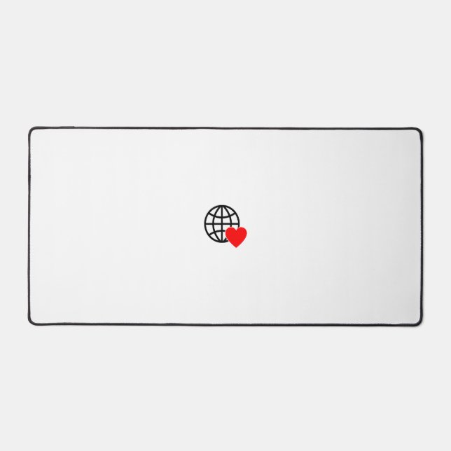 Nouvelle personnalisation Texte Logo Mat du bureau (Recto)