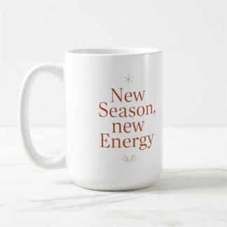 Nouvelle Saison Nouvelle Énergie Mug Motivant Cita