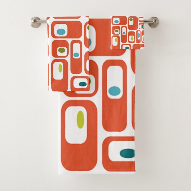 Nouvelle serviette Rectangles (En situation)