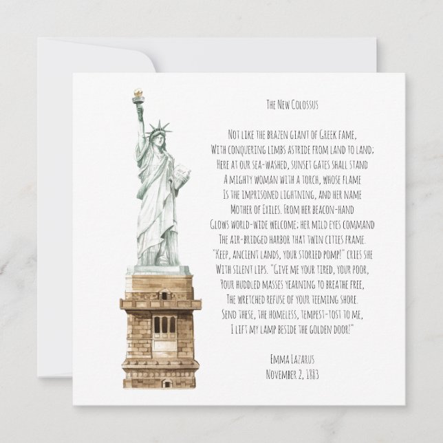 Nouvelle statue de la liberté de Colossus (Devant)