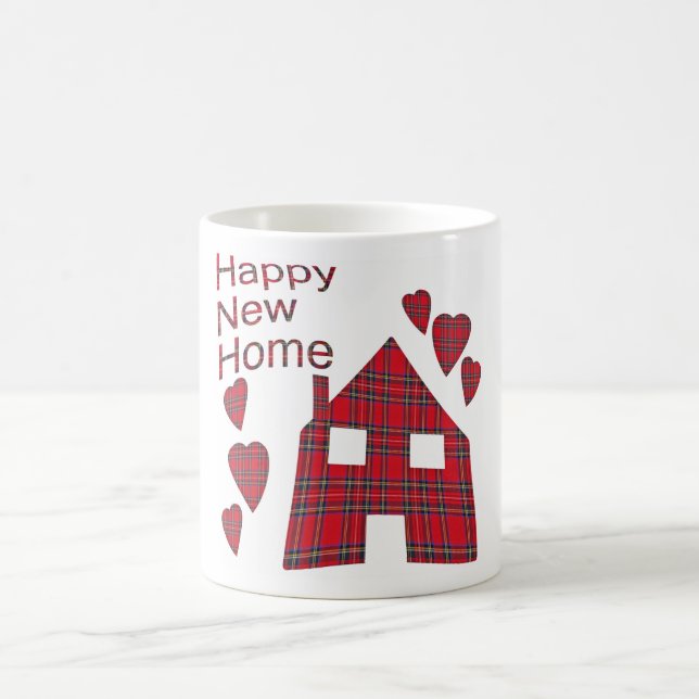 Nouvelle tasse à la maison heureuse de cadeau (Centre)