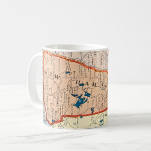 Nouvelle tasse de carte vintage de Hampshire