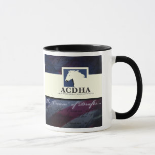 Nouvelle tasse de logo d'ACDHA