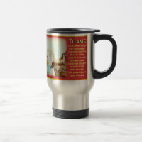 Nouvelle tasse titanique de voyage/banlieusard