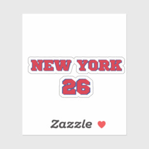 Nouvelle York 26 Autocollant Esprit Athlétique - N