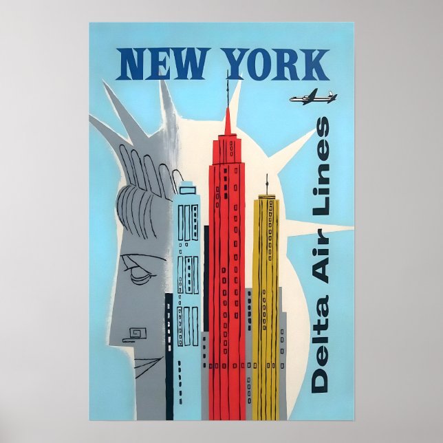 Nouvelle York Art Statue de la Liberté Impression  (Devant)