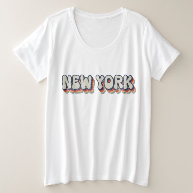 Nouvelle York Rétro Chrome City 80s  (Design devant)