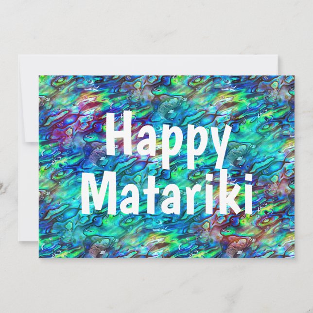 Nouvelle-Zélande Abalone Paua Shell Motif 1 (Devant)