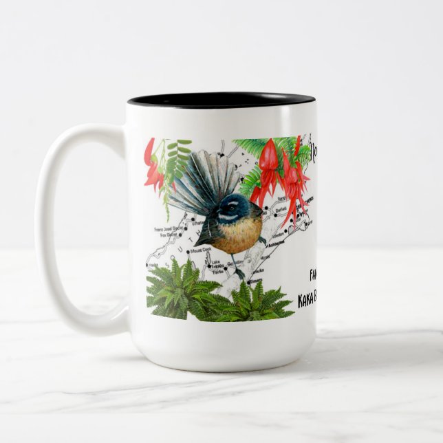 Nouvelle-Zélande Amérindienne café Mug (Gauche)