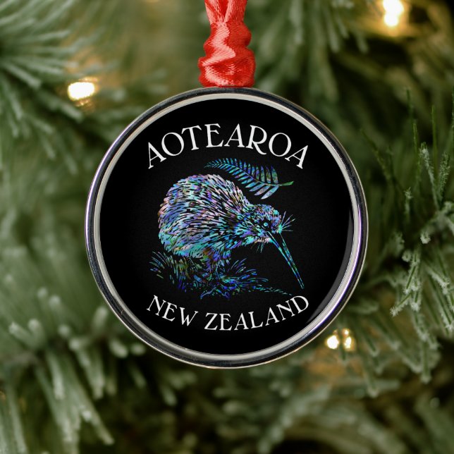 NOUVELLE-ZÉLANDE KIWI PAUA ORNEMENT DE NOËL (Arbre)
