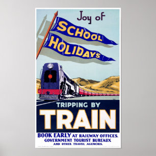 Nouvelle-Zélande Poster Vintage voyage restauré