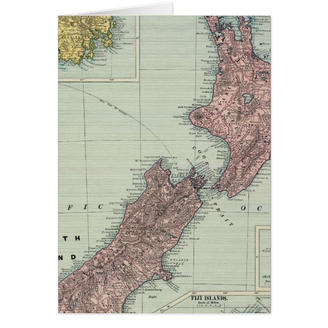 Nouvelle-Zélande, Tasmanie, Fidji (Devant)