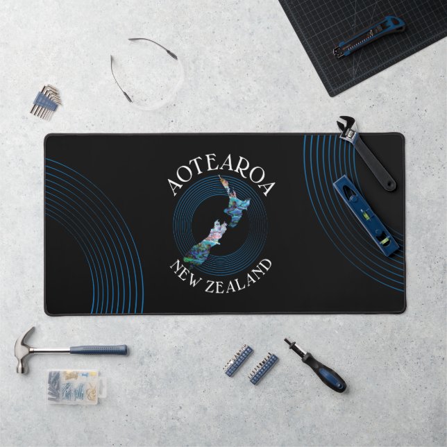 NOUVELLE-ZÉLANGE CARTE KIWI PAUA  (Poste de travail)