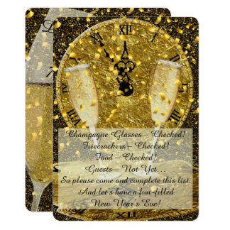 carte invitation 31 decembre