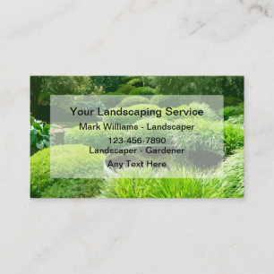 Nouvelles cartes de visite pour paysagiste
