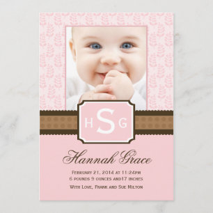 Nouvelles cartes Faire-part pour bébés