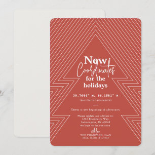 Nouvelles Coordonnées Vacances Rouille Faire-part