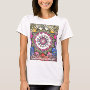 Nouvelles dames de T-shirt de mandala de déesse