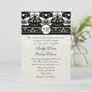 Nouvelles tailles Faire-part de mariage de torsade