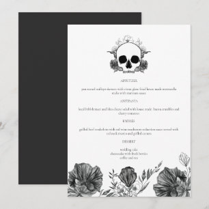 NOVA Til Death Dîner Gothique Vintage Menu Dîner G