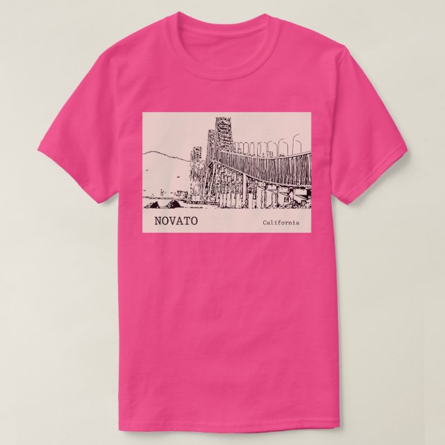 Novato California TShirt 1 (Design devant)