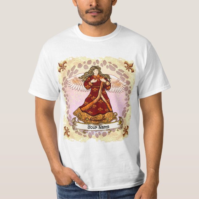 Novembre Anniversaire Ange coutume T-shirt Anniver (Devant)