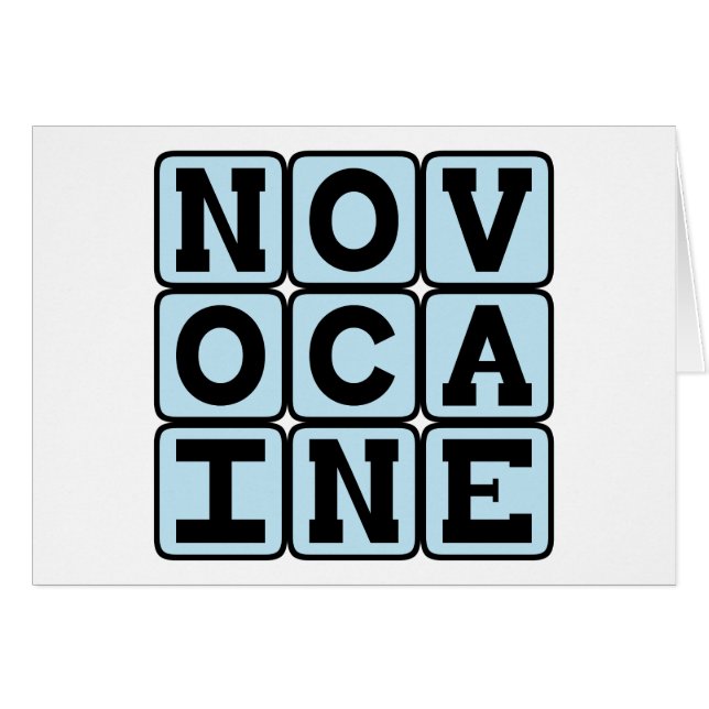 Novocaine, Anesthésie dentaire (Devant horizontal)